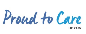 The Proud to Care Devon logo